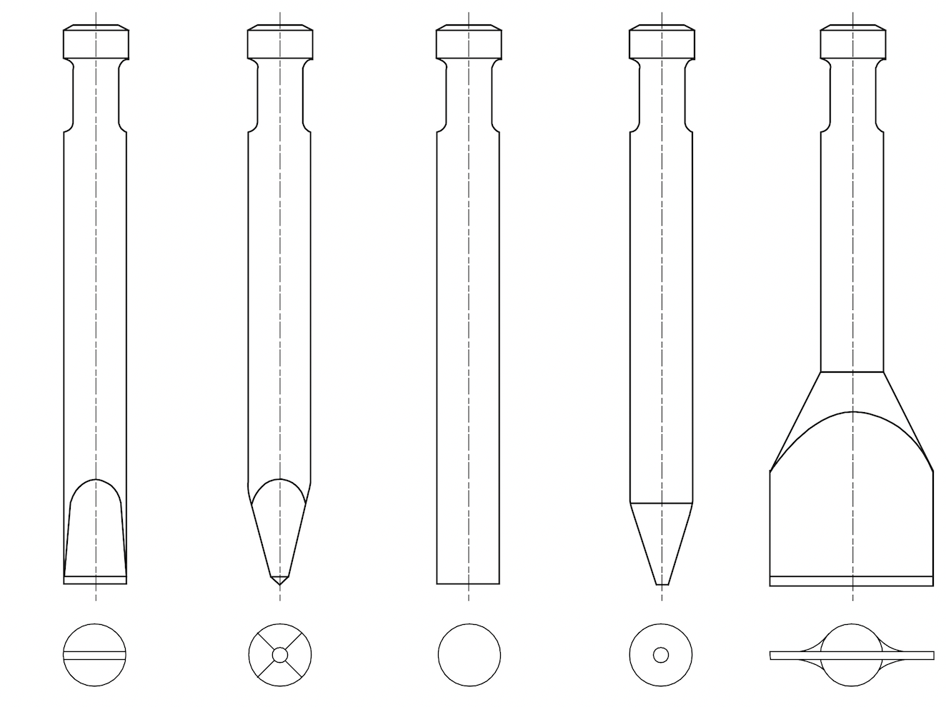 GBN60T GB2T Chisel